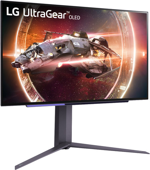 LG UltraGear 27GS95QE-B voorkant