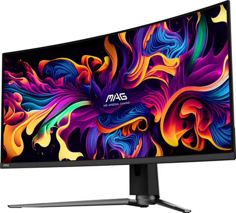 MSI MAG 341CQP QD-OLED rechterkant