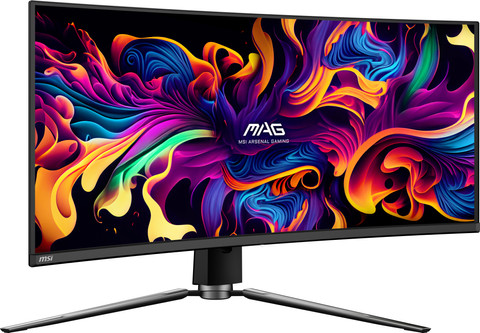 MSI MAG 341CQP QD-OLED linkerkant