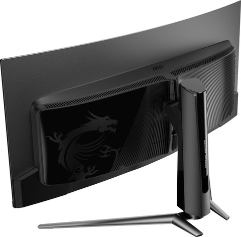 MSI MAG 341CQP QD-OLED achterkant