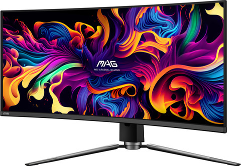 MSI MAG 341CQP QD-OLED rechterkant