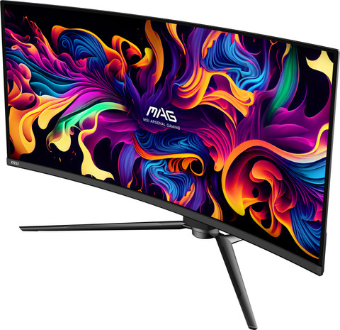 MSI MAG 341CQP QD-OLED rechterkant