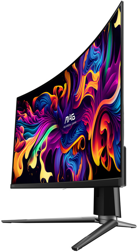 MSI MAG 341CQP QD-OLED rechterkant