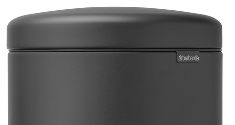 Brabantia NewIcon Pedal Trash Can 30L Mineral Infinite Gray detail