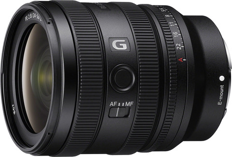 Sony FE 24-50 mm f/2.8 G dessus