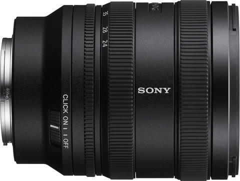 Sony FE 24-50 mm f/2.8 G côté droit