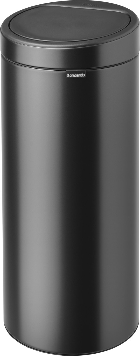 Brabantia Touch Bin 30 Litres Confident Grey côté droit