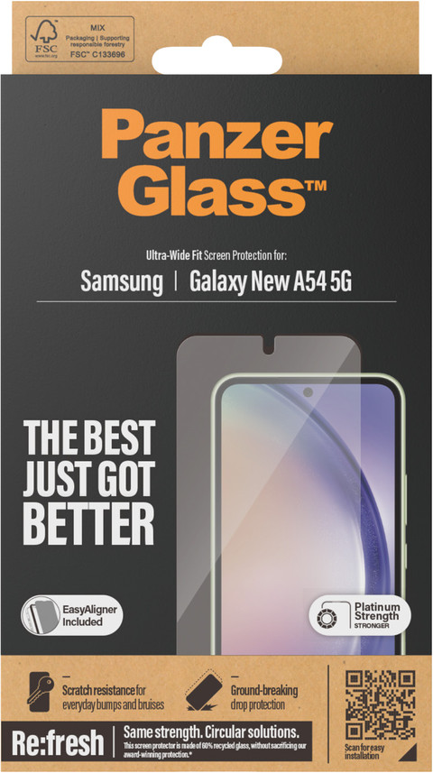 PanzerGlass Hoops Samsung Galaxy A15 4G/5G Camera Lens Protector Glas verpakking