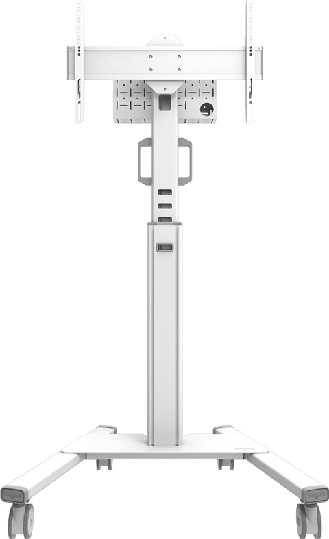 Neomounts MOVE Up FL50S-825WH1 mobiele vloersteun Wit voorkant