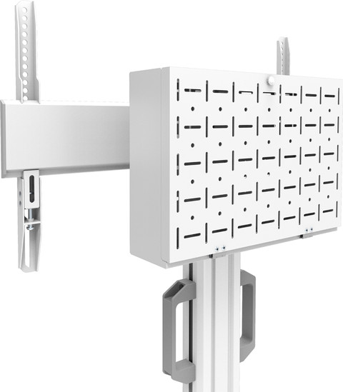 Neomounts MOVE Up FL50S-825WH1 mobiele vloersteun Wit detail