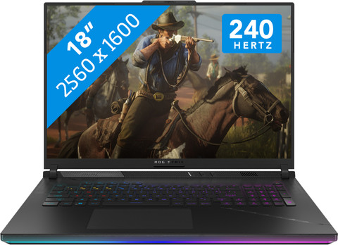 ASUS ROG Strix SCAR 18 - G834JZR-N6036W - 18" - Intel Core i9 - 32GB RAM/1TB SSD -RTX 4080 Main Image