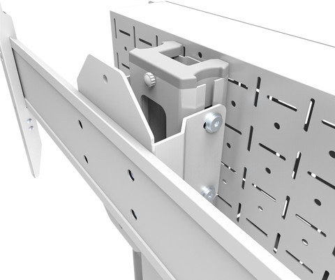 Neomounts MOVE Up FL50S-825WH1 mobiele vloersteun Wit detail