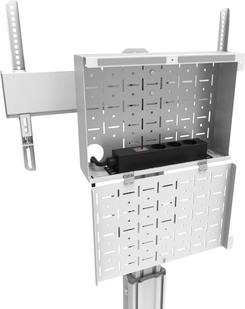 Neomounts MOVE Up FL50S-825WH1 mobiele vloersteun Wit detail