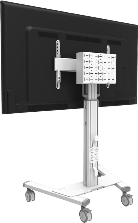 Neomounts MOVE Up FL50S-825WH1 mobiele vloersteun Wit achterkant