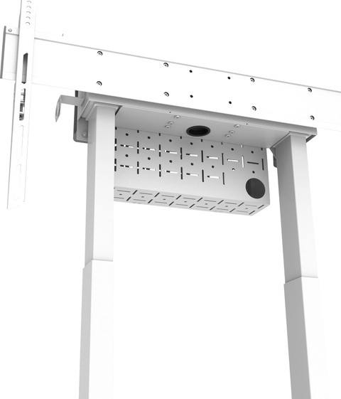 Neomounts MOVE Lift FL55-875WH1 Motorized Floor Mount White detail