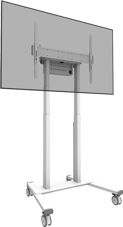 Neomounts MOVE Lift FL55-875WH1 Motorized Floor Mount White detail