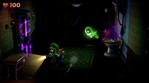 Luigi's Mansion 2 HD Nintendo Switch product in use