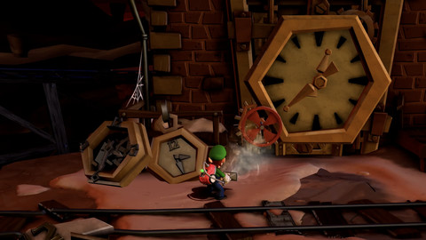 Luigi's Mansion 2 HD Nintendo Switch produkt in gebrauch