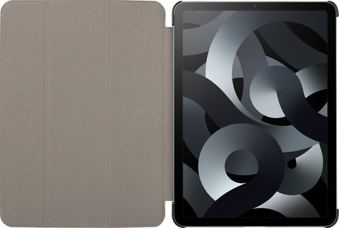 BlueBuilt Apple iPad Air 11 Zoll (2024) / Air (2022) / Pro 11 Zoll (2022) Tri-Fold Book Case Schwarz vorne