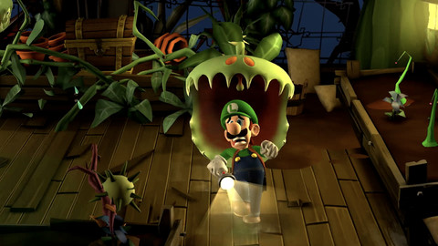 Luigi's Mansion 2 HD Nintendo Switch produkt in gebrauch