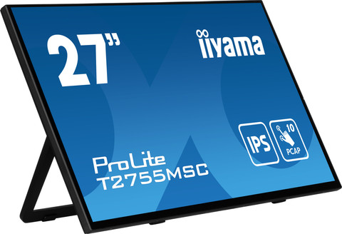 Iiyama ProLite T2755MSC-B1 Monitor left side