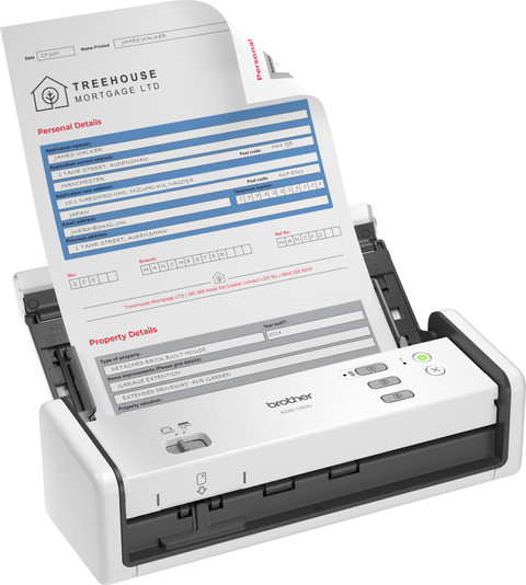 Brother ADS-1300 Scanner linkerkant