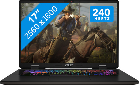 MSI Sword 17 HX B14VGKG - 17 inches - Intel Core i7 (14. Gen) - 16GB RAM/1TB SSD - RTX 4070 Main Image