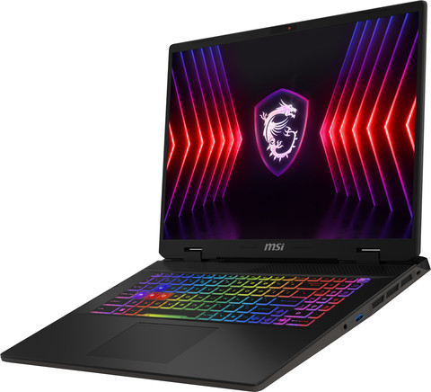 MSI Sword 17 HX B14VGKG - 17 inches - Intel Core i7 (14. Gen) - 16GB RAM/1TB SSD - RTX 4070 right side