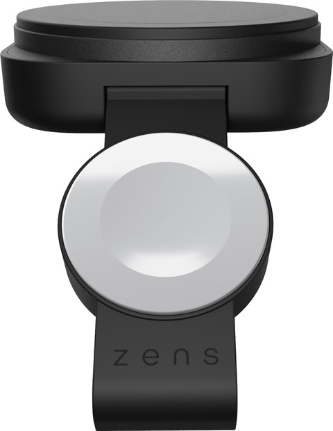 ZENS 2-in-1 MagSafe and Qi2 Wireless Charger 15W Black front