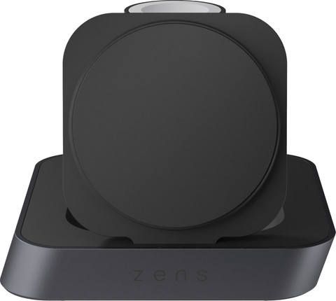 ZENS MagSafe and Qi2 Wireless Charger 15W with Stand and Watch Stand front