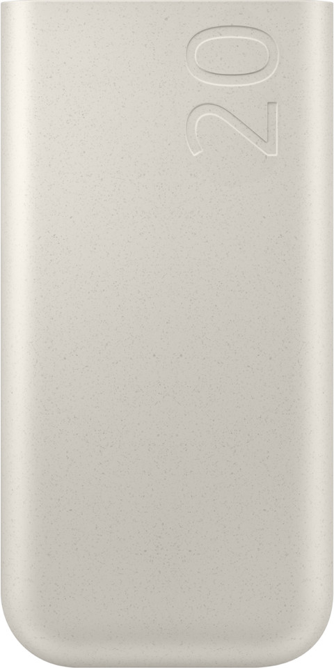 Samsung Power Bank 20,000mAh with Fast Charging Beige top