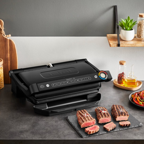 Tefal OptiGrill+ XL GC7278 Zwart product in gebruik