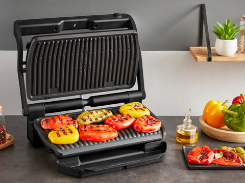 Tefal OptiGrill+ XL GC7278 Zwart product in gebruik