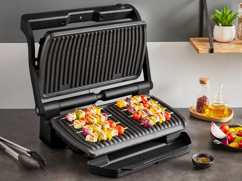 Tefal OptiGrill+ XL GC7278 Zwart product in gebruik