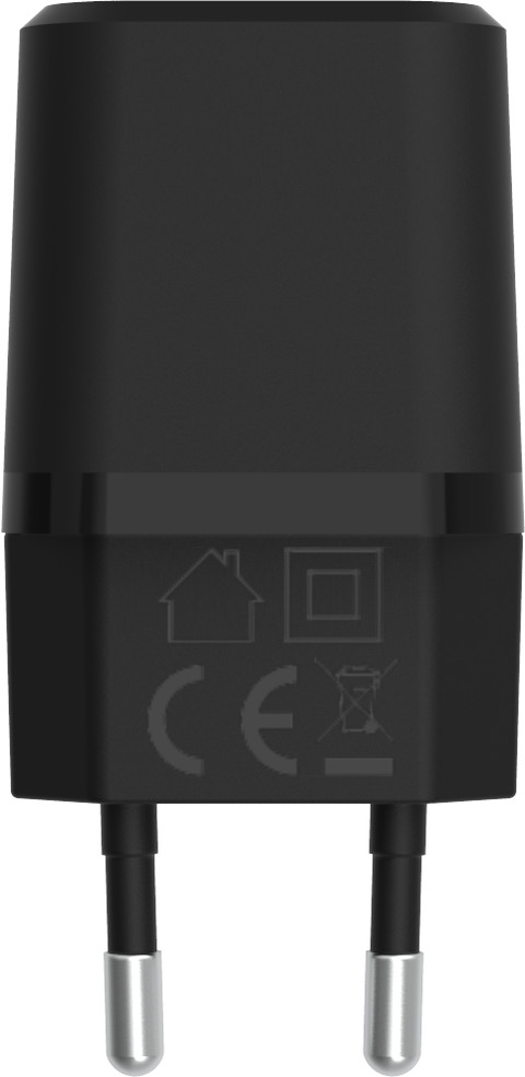 BlueBuilt Quick Charge Charger with USB-A Port 18W Black front