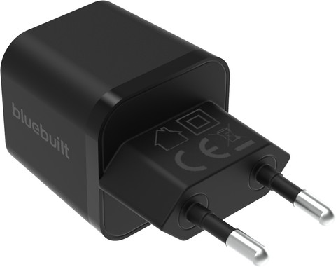 BlueBuilt Power Delivery Charger with USB-C Port 30W Black front