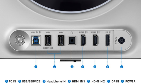 Samsung LS27DG602SUXEN Odyssey G6 OLED detail