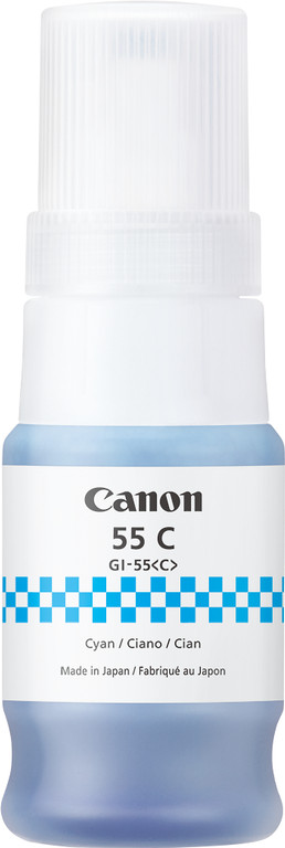 Canon GI-55 Inktflesje Cyaan voorkant