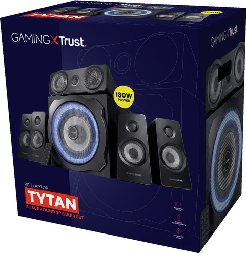 Trust GXT 658 Tytan 5.1 Speaker packaging