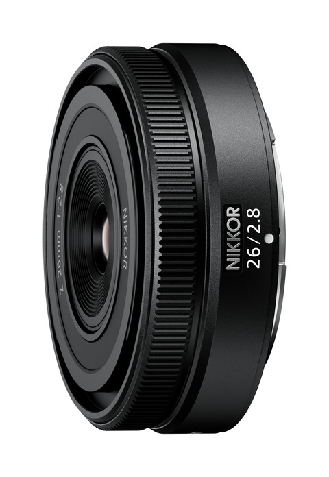 Nikon NIKKOR Z 26mm f/2.8 left side