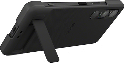 Sony Xperia 1 VI Back Cover Black With Stand detail