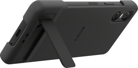 Sony Xperia 10 VI Back Cover Black With Stand detail