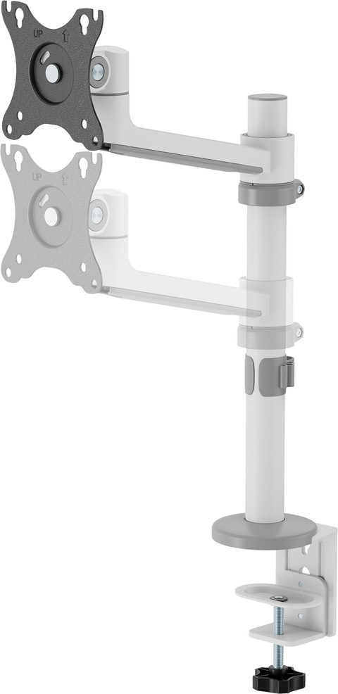 Neomounts NEXT Lite DS60-425WH1 Monitor Arm for 17 to 27-inch Screens - White left side