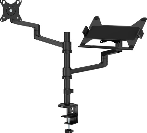 Neomounts NEXT Lite DS20-425BL2 Monitor and Laptop Arm Black front