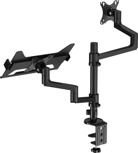 Neomounts NEXT Lite DS20-425BL2 Monitor and Laptop Arm Black front