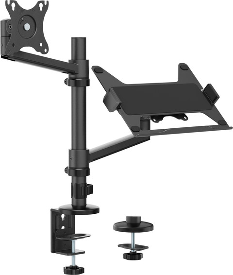 Neomounts NEXT Lite DS20-425BL2 Monitor and Laptop Arm Black left side