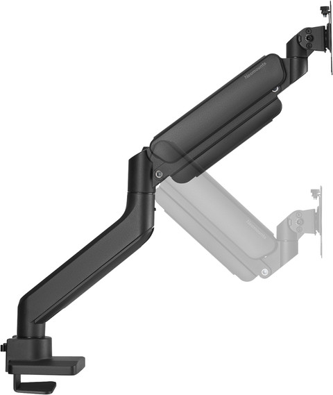 Neomounts NEXT Core DS70PLUS-450BL1 Monitor Arm for 17 to 49-inch Screens - Black left side