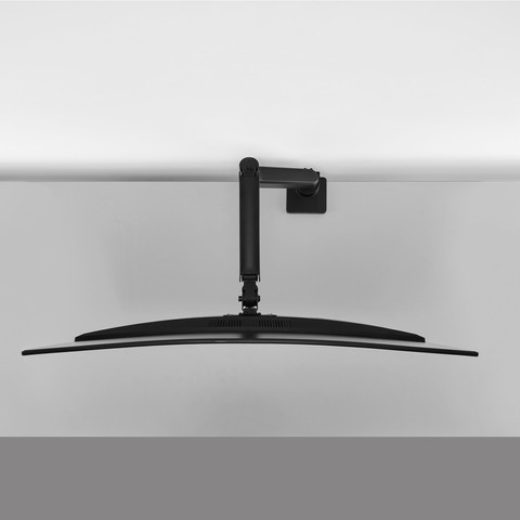 Neomounts NEXT Core DS70PLUS-450BL1 Monitor Arm for 17 to 49-inch Screens - Black product in use