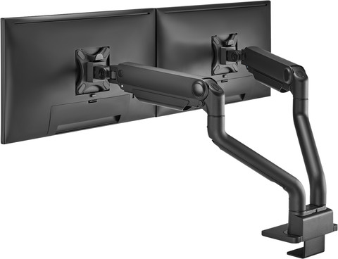 Neomounts NEXT One DS70S-950BL2 Monitorarm voor 17-35" schermen - Zwart achterkant