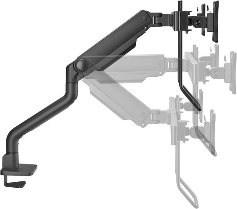 Neomounts NEXT One DS75S-950BL2 Monitorarm voor 17-32" schermen - Zwart rechterkant